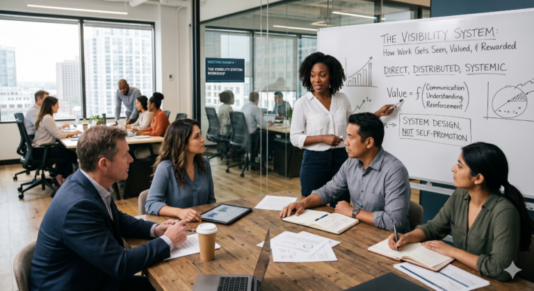 The Visibility System: How Work Gets Seen, Valued, and Rewarded in Organizations
